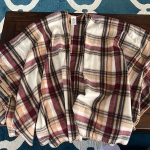 Wool rich one size cardigan
